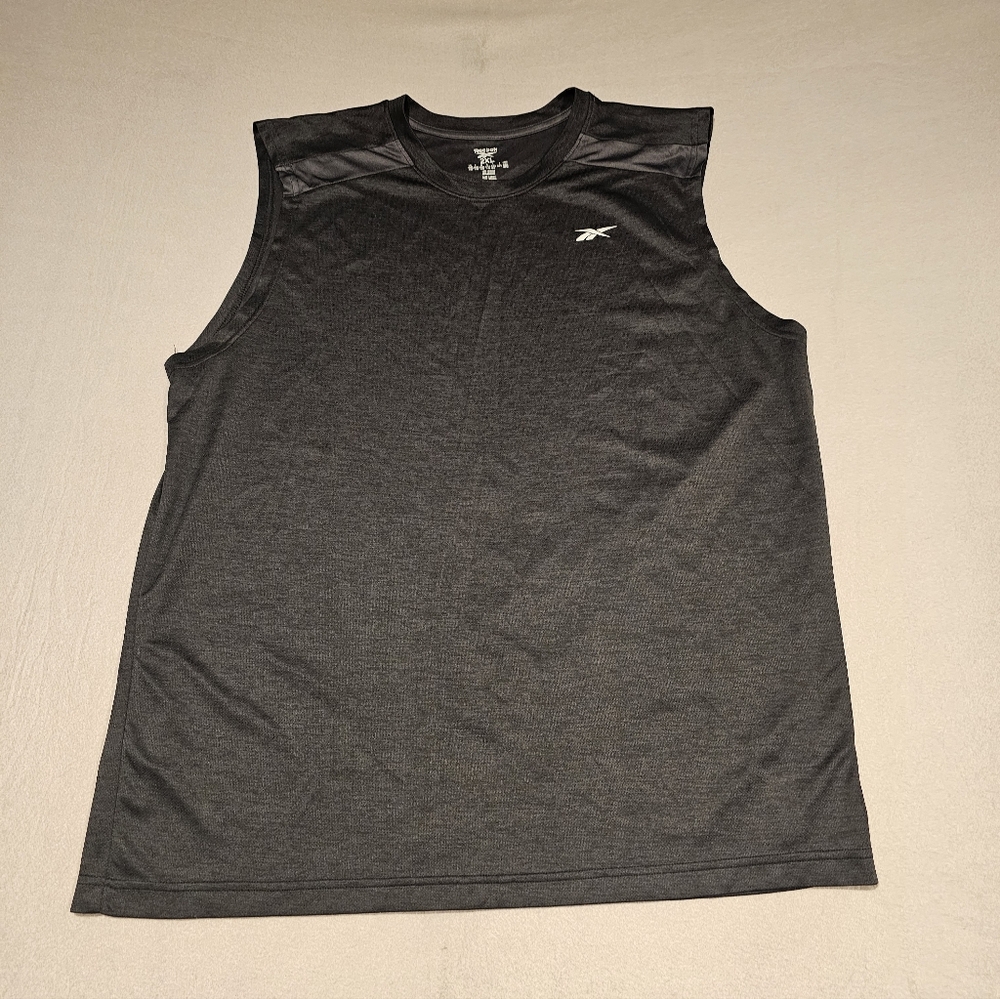 Reebok Men's Black Sleeveless Tank Size XXL
